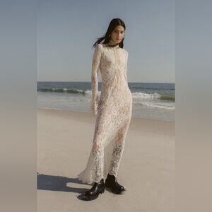 Paco Rabanne Stretch Lace Maxi Lace